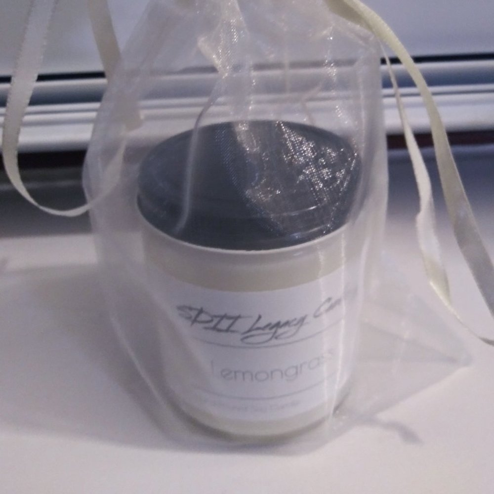 Brand New!! Lemongrass Scented Candles (Organza)